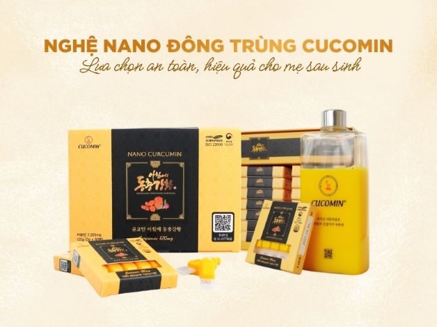 Nghệ Nano đông trùng Cucomin - lựa chọn an toàn, hiệu quả cho mẹ sau sinh