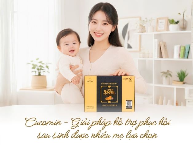 Cucomin - giải pháp hỗ trợ phục hồi sức khỏe sau sinh toàn diện