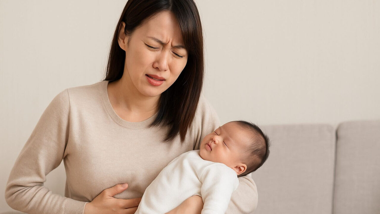 Mẹ cho con bú bị đau dạ dày nguyên nhân do đâu?