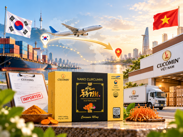 CUCOMIN Hàn Quốc đến tay bạn thế nào