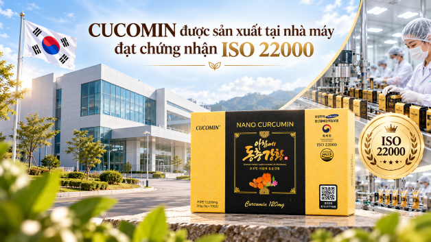 Nhà máy sản xuất CUCOMIN Hàn Quốc đạt chứng nhận ISO 22000